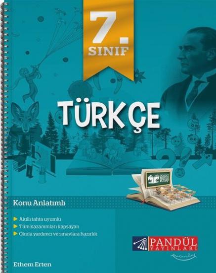 Pandül Yayınları 7. Sınıf Türkçe Defteri