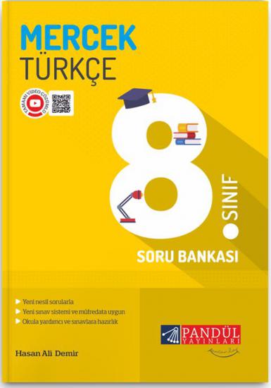 Pandül Yayınları 8. Sınıf Türkçe Mercek Soru Bankası