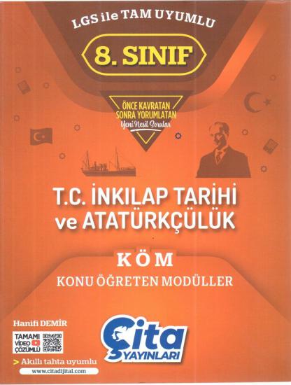 Çita Yayınları 8. Sınıf T.C. İnkılap Tarihi ve Atatürkçülük Konu Öğreten Modülleri
