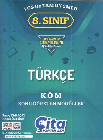 Çita Yayınları 8. Sınıf Türkçe Konu Öğreten Modülleri
